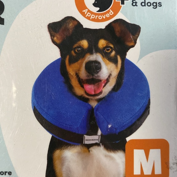 Benchmate Inflatable protective dog & cat collar, size medium, NIB. - Picture 9 of 15